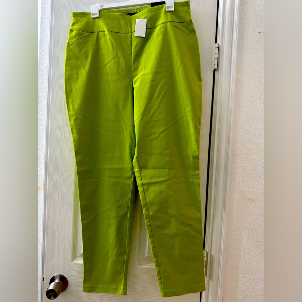 Modern lime green work pants!